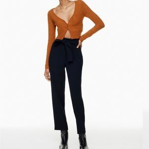 Aritzia Tie Front Pant - Size 0